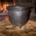 19th Century English Copper Log/Cauldron Pot