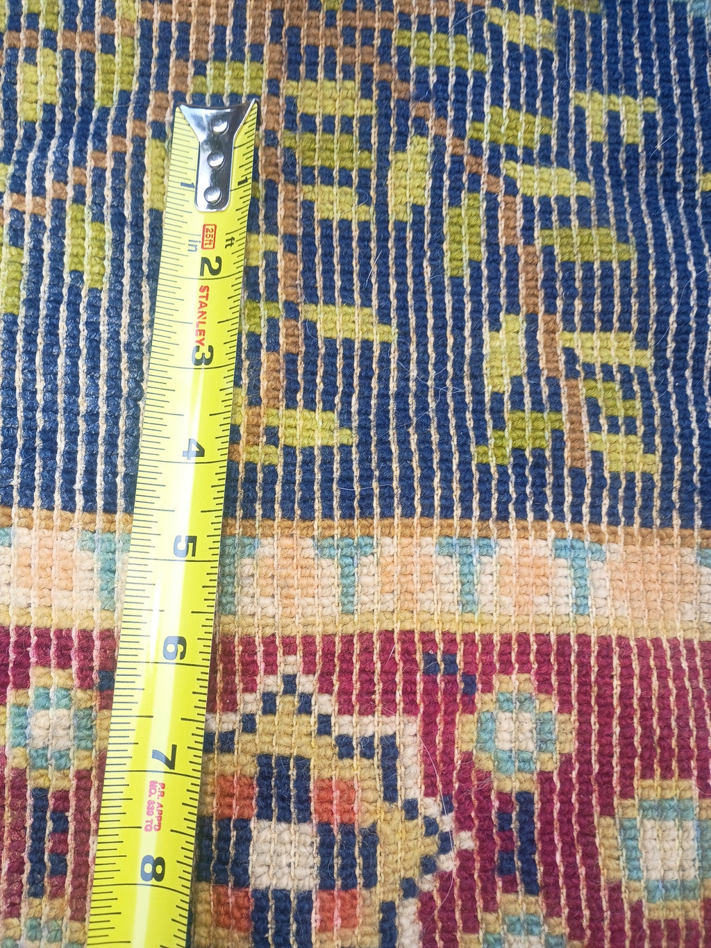 Antique Chinese Baotou Rug - Deer & Birds in a Lively Garden Landscape