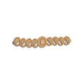 Tess Sholom / Tess Designs Articulated Rhinestone Boteh Bracelet, c. 1984–86