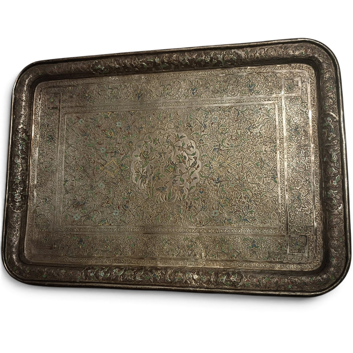 Persian Silver Tray
