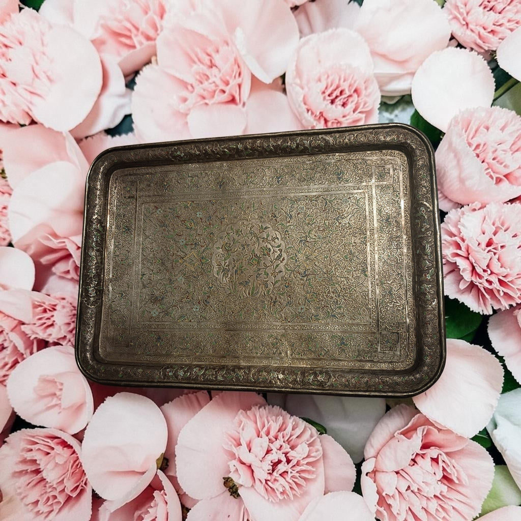 Persian Silver Tray