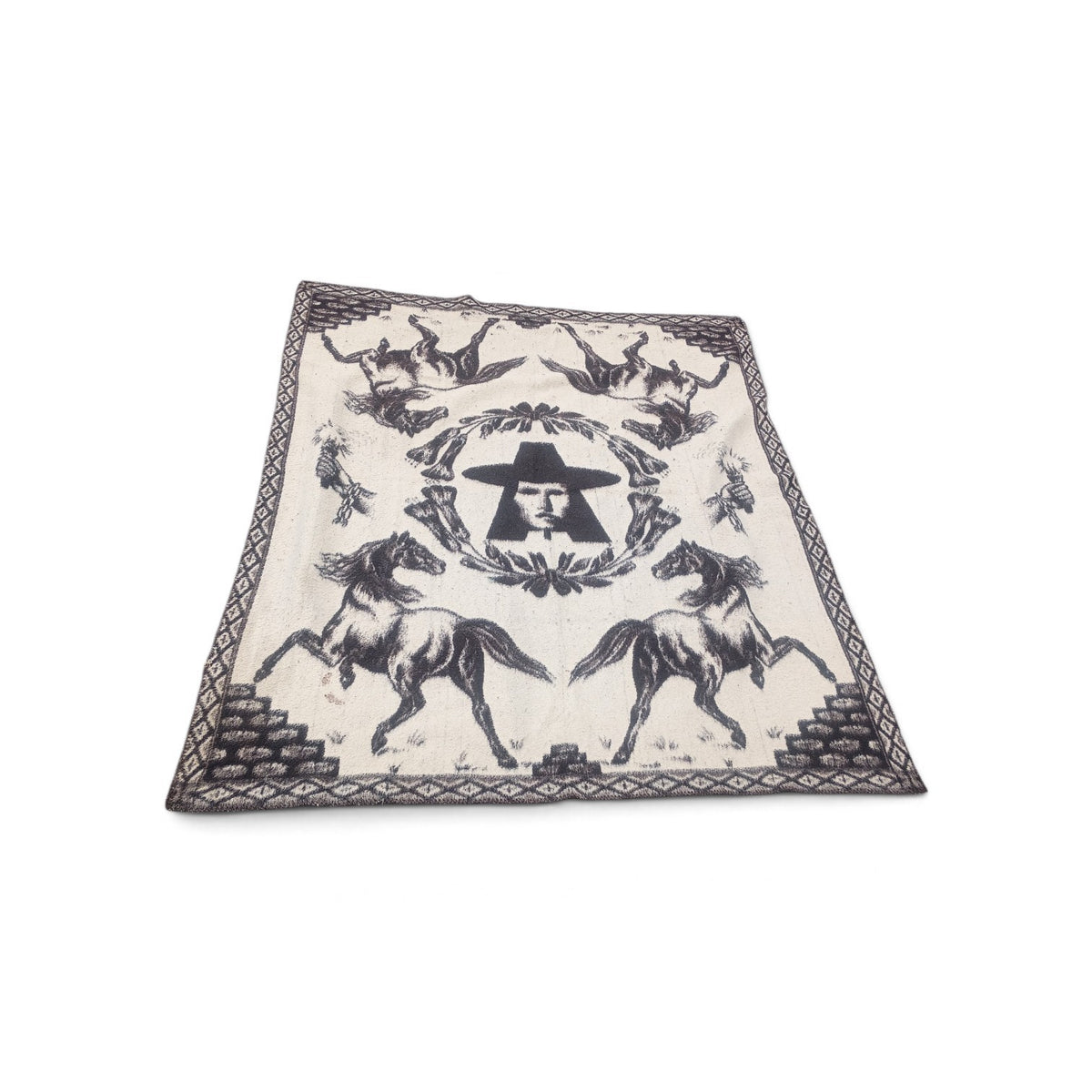 Equestrian Peruvian blanket