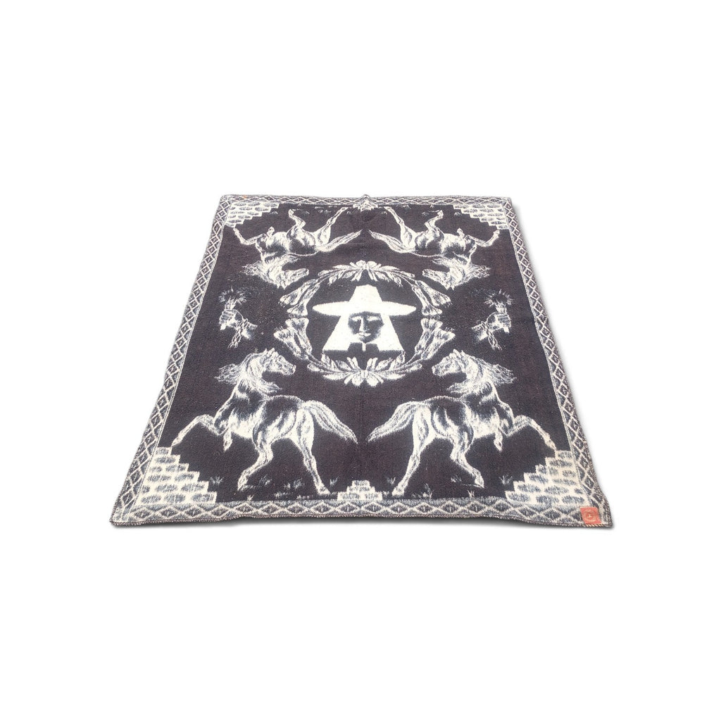 Equestrian Peruvian blanket