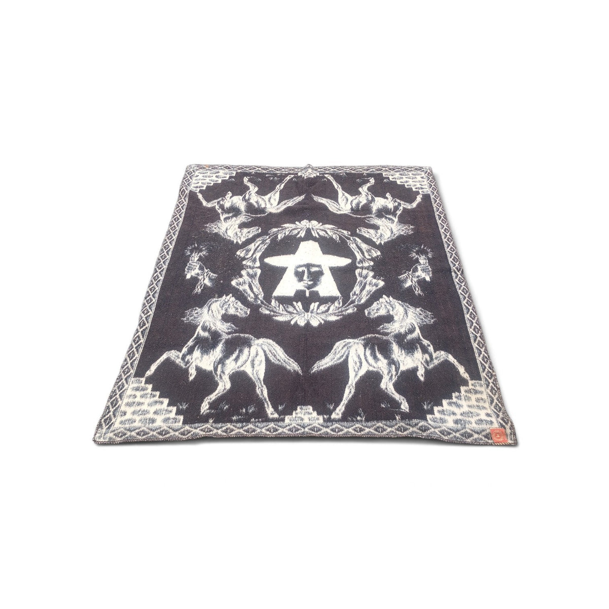 Equestrian Peruvian blanket
