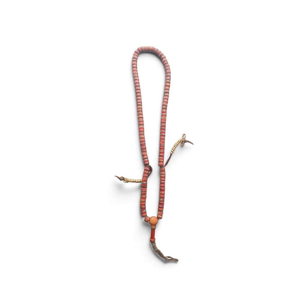 Tibetan Mosaic Coral & Turquoise beads